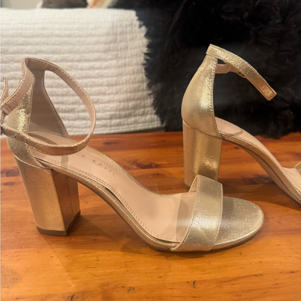 Gold Women's Heels